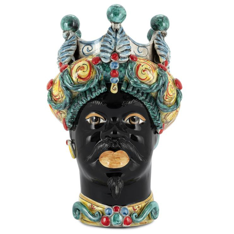 Ваза VASE MORO MAN BAROQUE TRAD Мульти Ваза VASE MORO MAN BAROQUE TRAD Мульти в Липецке | Loft Concept