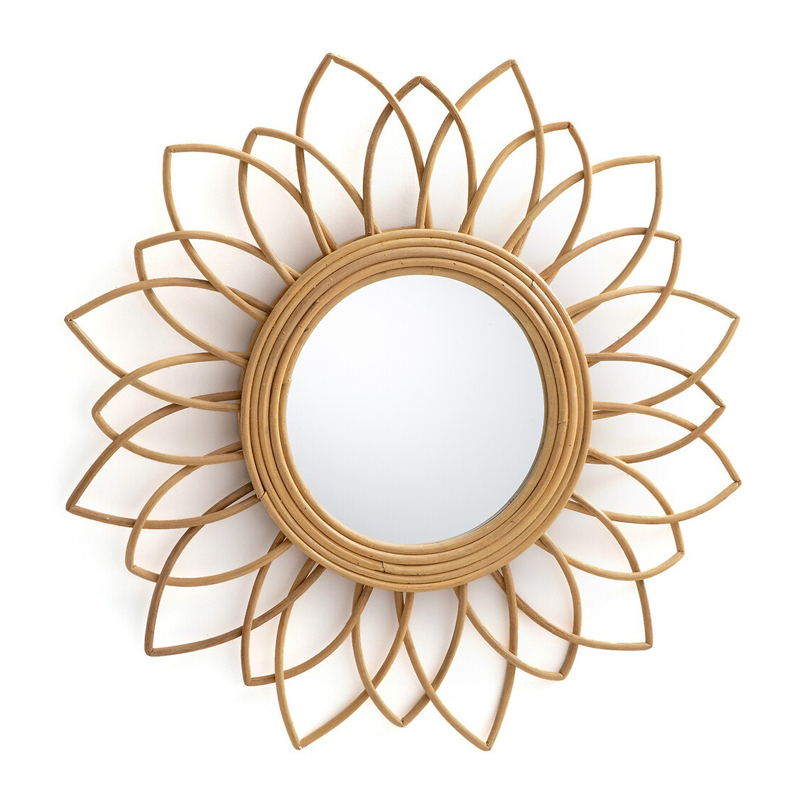 Зеркало Mirror Rattan Flower II Зеркало Mirror Rattan Flower II в Липецке | Loft Concept