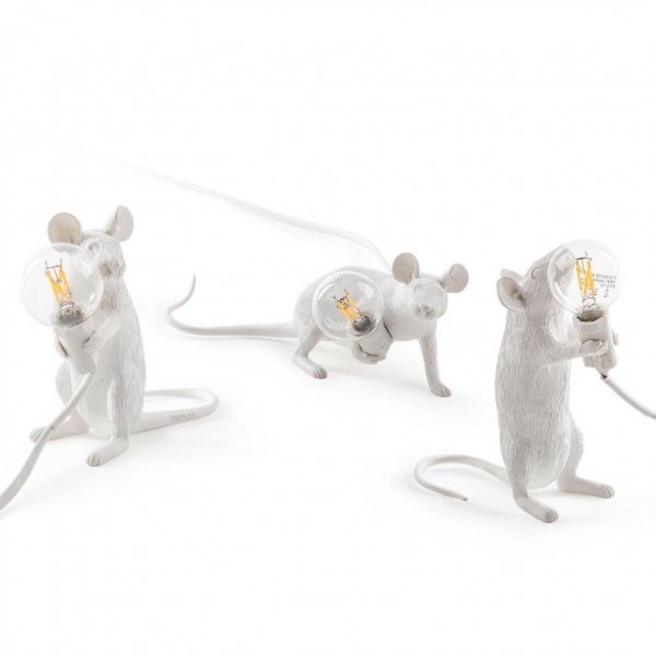 Настольная лампа Seletti Mouse Белый Настольная лампа Seletti Mouse Белый в Липецке | Loft Concept