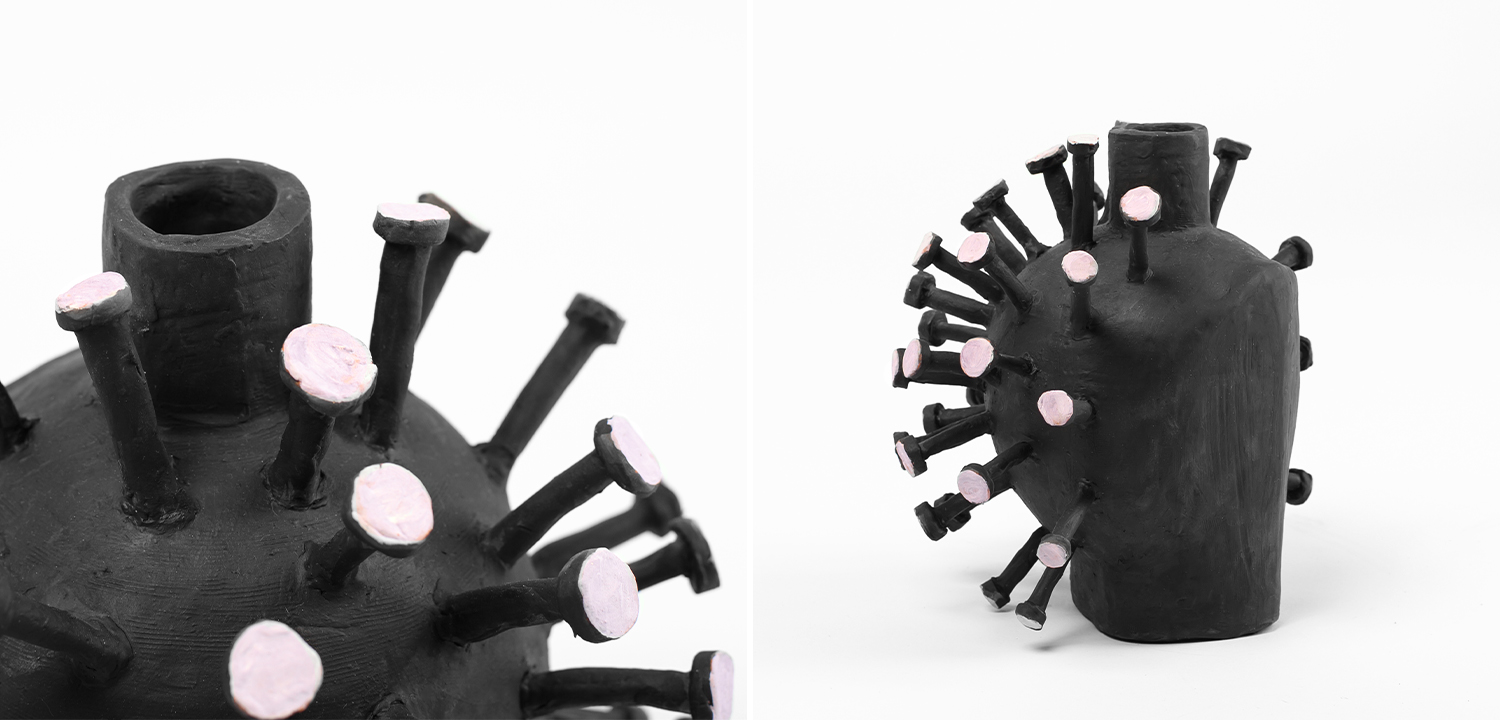 Ваза Khiry Round Spikes Vase - фото