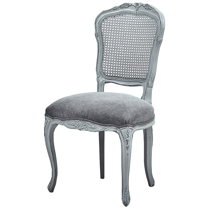 Стул Maria Antoinette Stool Серый Светло-серый Стул Maria Antoinette Stool Серый Светло-серый в Липецке | Loft Concept