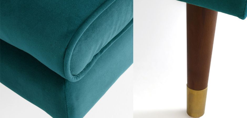 Пуф Classic Furniture сине-зеленый Пуф Classic Furniture сине-зеленый - Loft-Concept в Липецке