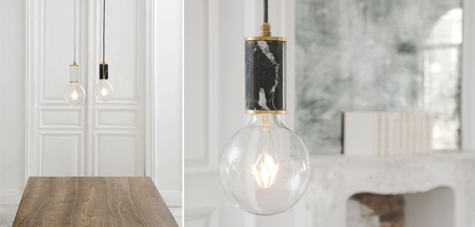 Подвесной светильник MARMOR GLANS Nero Подвесной светильник MARMOR GLANS Nero - Loft-Concept в Липецке