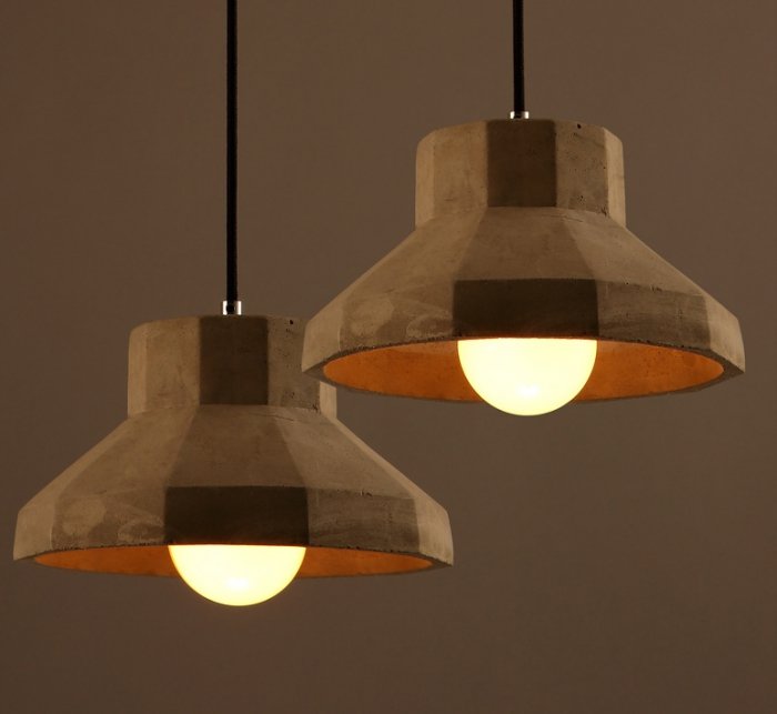 Подвесной светильник Art Concrete Aubergine Подвесной светильник Art Concrete Aubergine в Липецке | Loft Concept