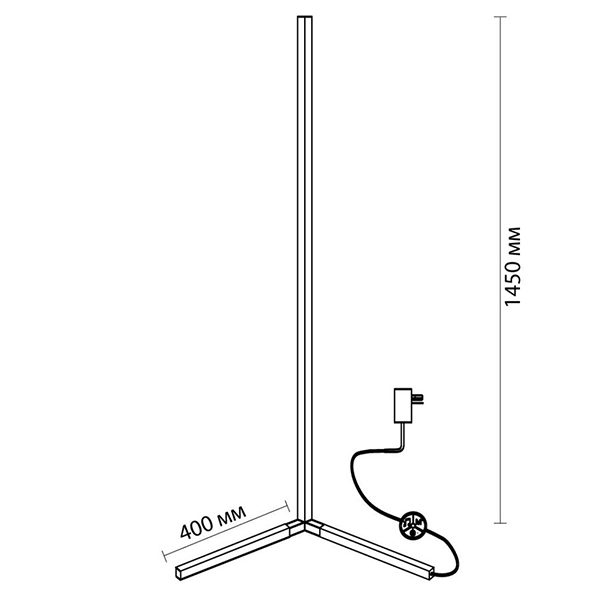 Торшер Trumpet Tube Black Angled Торшер Trumpet Tube Black Angled в Липецке
