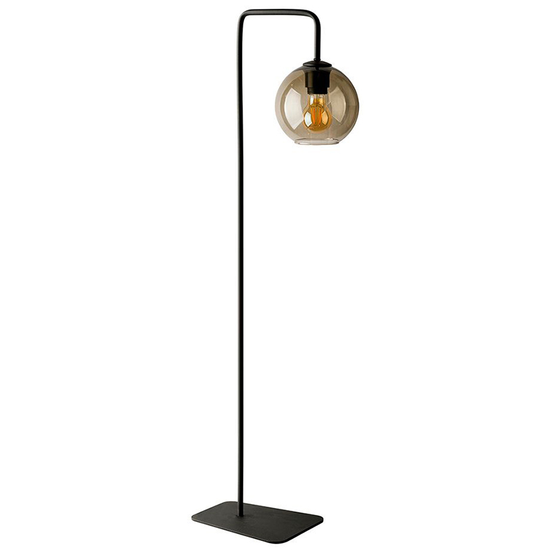 Торшер Franco Floor Lamp Янтарный Черный Торшер Franco Floor Lamp Янтарный Черный в Липецке | Loft Concept