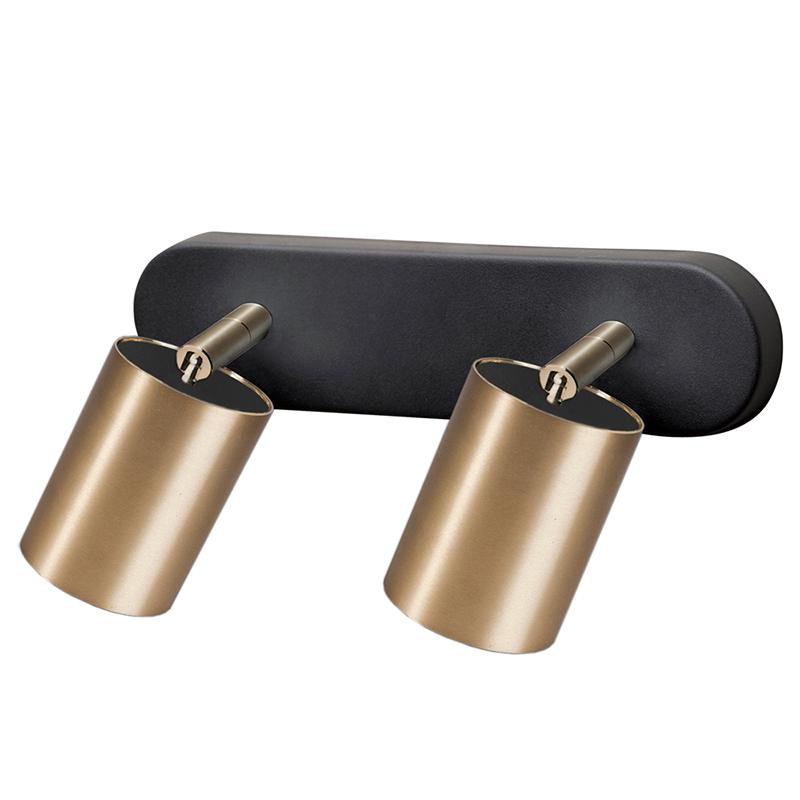Бра Celis Spot Wall Lamp Duo brass Латунь Черный Бра Celis Spot Wall Lamp Duo brass Латунь Черный в Липецке | Loft Concept