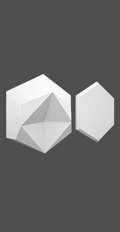 Гипсовая 3D панель с принтографией PM-41 Гипсовая 3D панель с принтографией PM-41 в Липецке