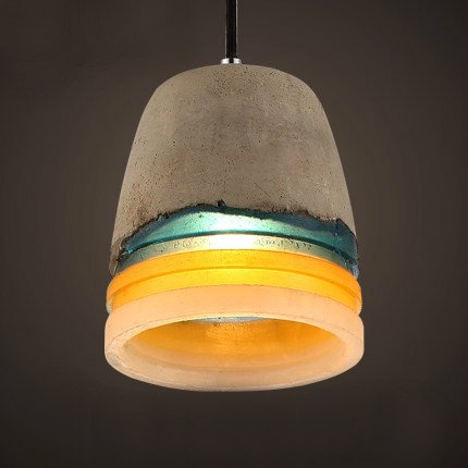 Подвесной светильник Art Concrete Pendant №7 Серый в Липецке | Loft Concept 