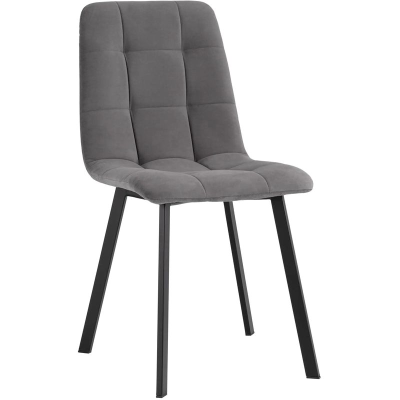 Стул NANCY S Chair Темно-Серый Серый бетон Черный Стул NANCY S Chair Темно-Серый Серый бетон Черный в Липецке | Loft Concept