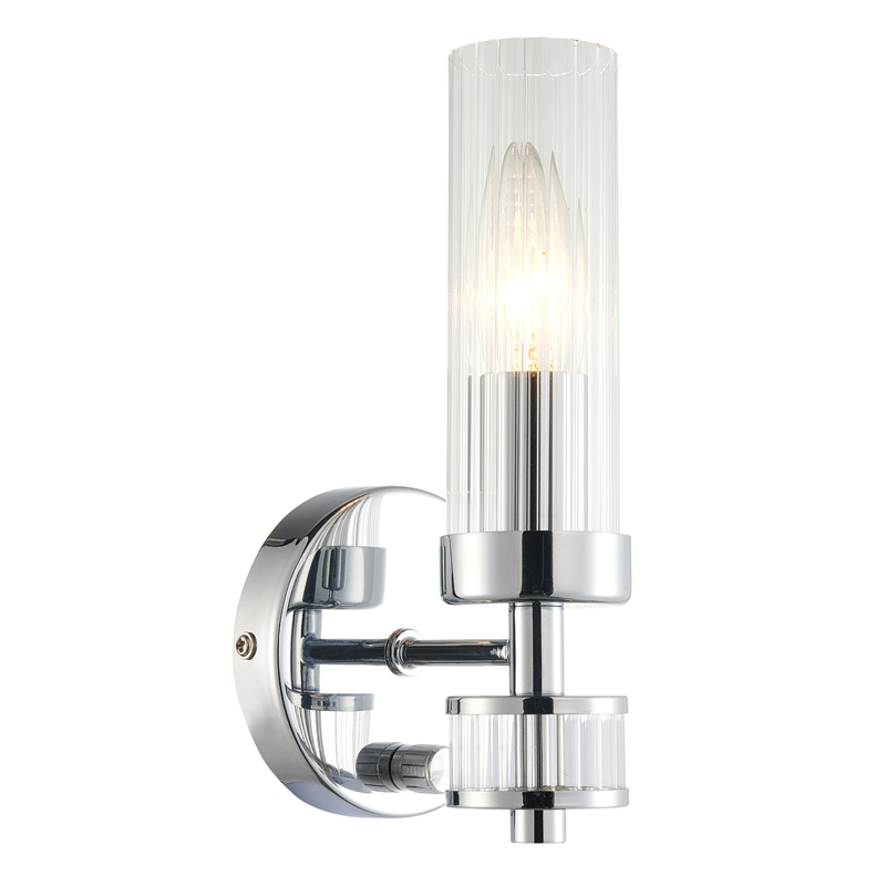 Бра Jeanette Chromium Sconce Хром Прозрачный Бра Jeanette Chromium Sconce Хром Прозрачный в Липецке | Loft Concept