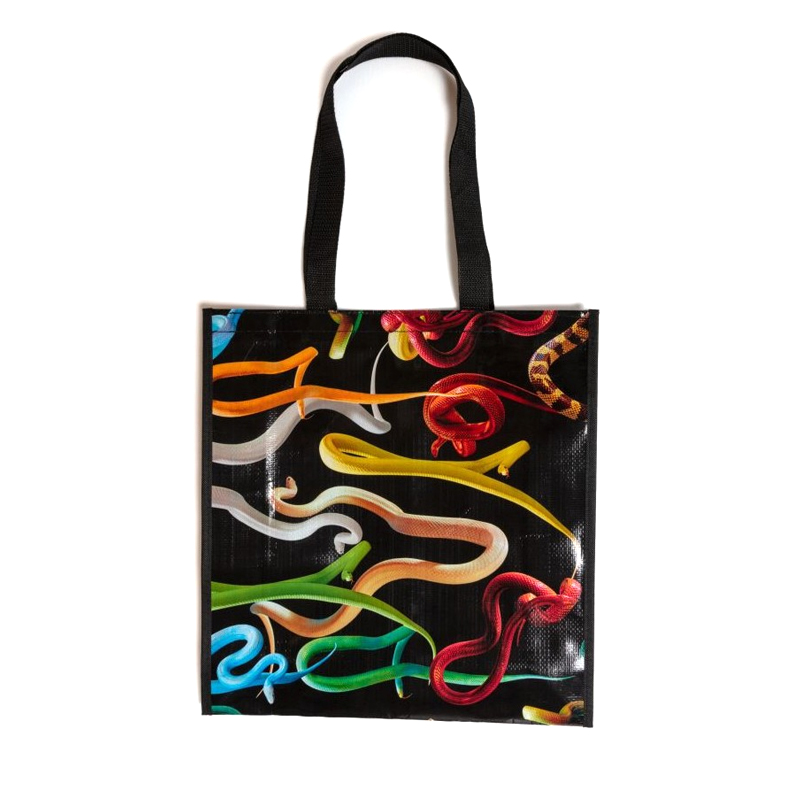 Сумка Seletti Grocery Snakes Черный Сумка Seletti Grocery Snakes Черный в Липецке | Loft Concept