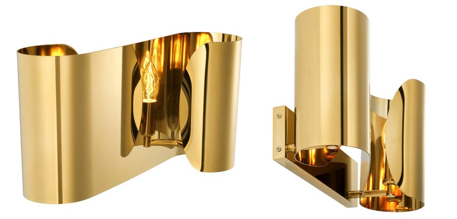 Бра Wall Lamp Crawley Gold Бра Wall Lamp Crawley Gold - Loft-Concept в Липецке