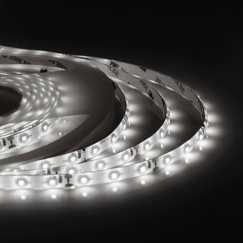 Светодиодная влагозащищенная лента 4,8W/m 60Led/m 3528SMD дневной белый 5M Белый Светодиодная влагозащищенная лента 4,8W/m 60Led/m 3528SMD дневной белый 5M Белый в Липецке | Loft Concept