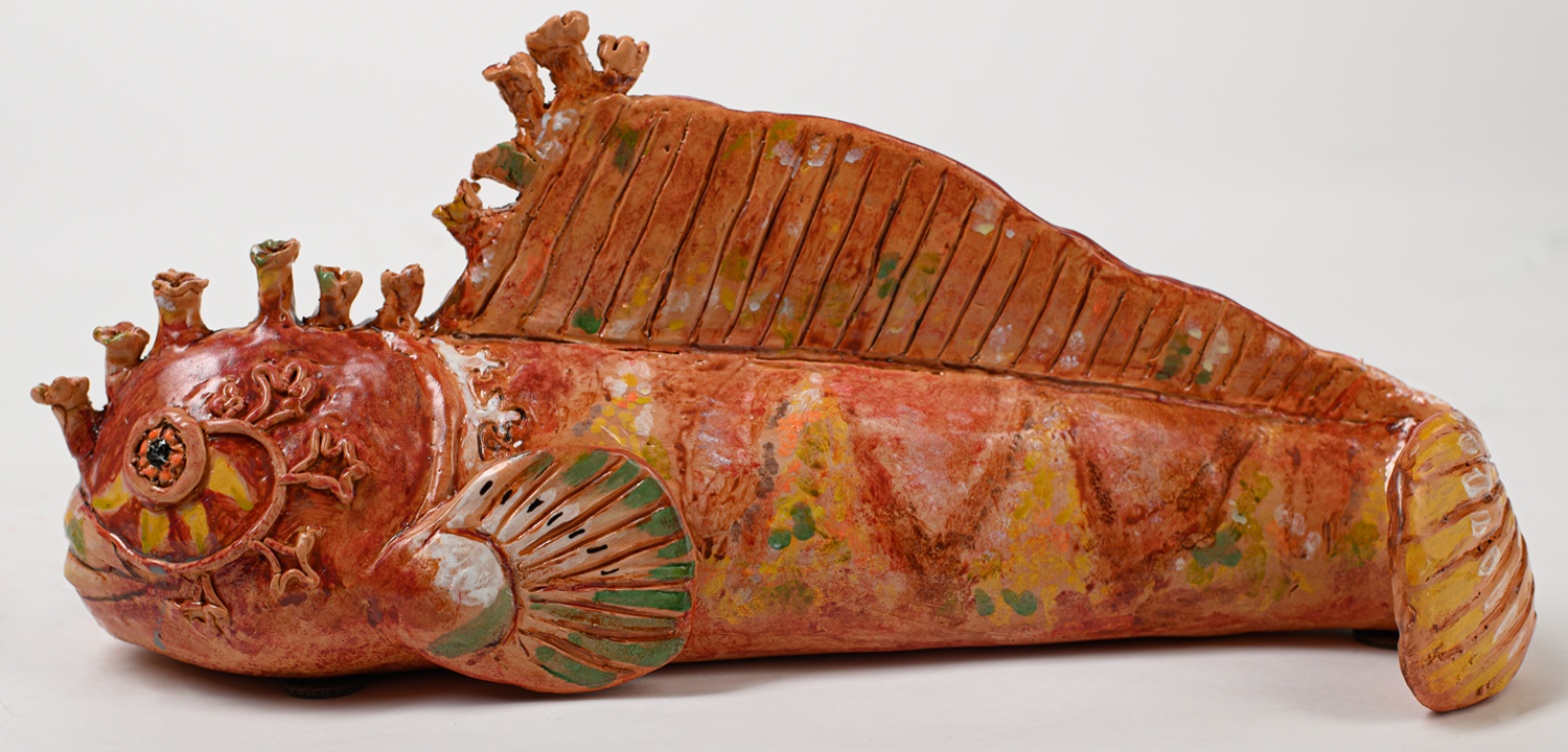 Морская рыба III ручная работа - фото