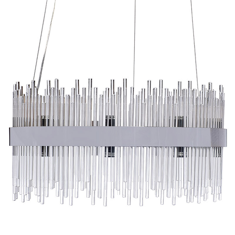 Люстра Nembus Chandelier 60 chrome Хром Прозрачный Люстра Nembus Chandelier 60 chrome Хром Прозрачный в Липецке | Loft Concept