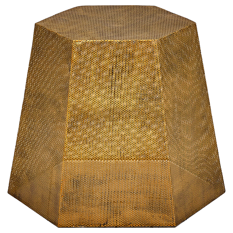 Приставной стол Gold Mesh side table Золотой Приставной стол Gold Mesh side table Золотой в Липецке | Loft Concept