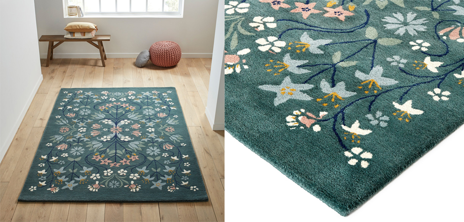 Ковер Floral Pattern 100% шерсть Ковер Floral Pattern 100% шерсть - Loft-Concept в Липецке