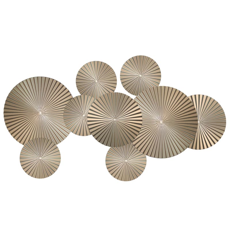 Арт-объект Apollo Champagne Wall Plaque Disc 9 Золотой Шампань Арт-объект Apollo Champagne Wall Plaque Disc 9 Золотой Шампань в Липецке | Loft Concept
