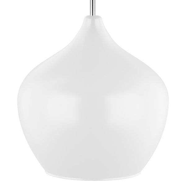 Подвесной светильник Candiano Milk One II Белый Хром в Липецке | Loft Concept 