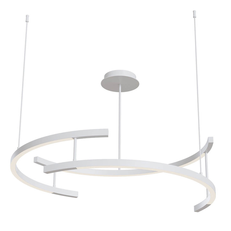Люстра Smeragde Light Chandelier white arcs Белый Люстра Smeragde Light Chandelier white arcs Белый в Липецке | Loft Concept