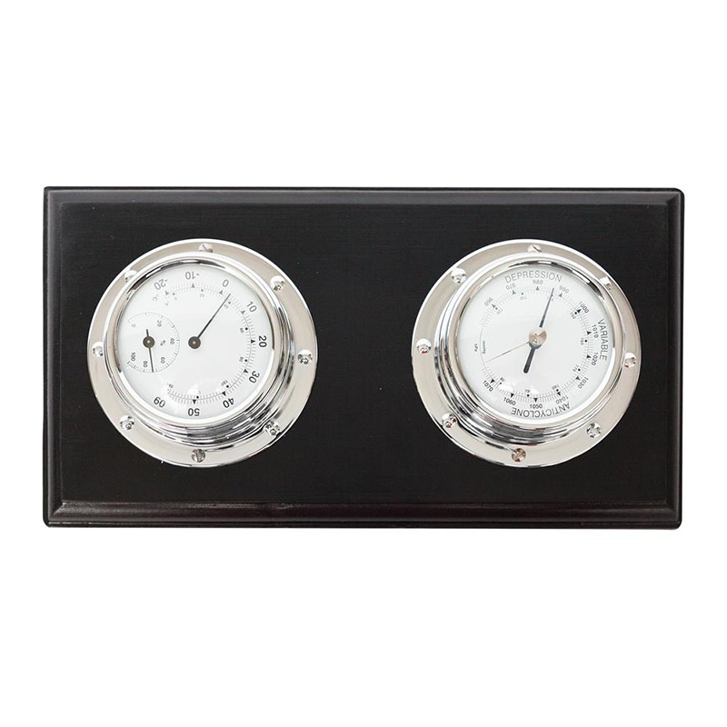 Настенный термометр/барометр Victorian Era Thermometer/Barometer Черный Никель Настенный термометр/барометр Victorian Era Thermometer/Barometer Черный Никель в Липецке | Loft Concept