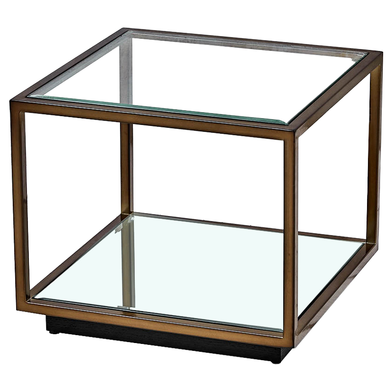 Кофейный стол Transparent Cube 43 Прозрачный Темная бронза Кофейный стол Transparent Cube 43 Прозрачный Темная бронза в Липецке | Loft Concept