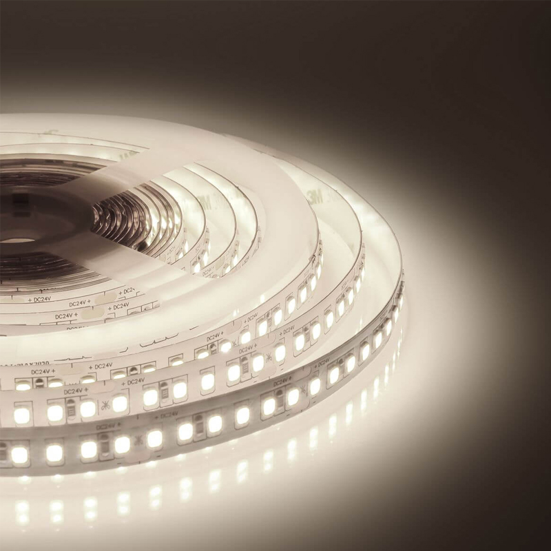 Светодиодная лента 18W/m 168Led/m 2835SMD теплый белый Белый Светодиодная лента 18W/m 168Led/m 2835SMD теплый белый Белый в Липецке | Loft Concept