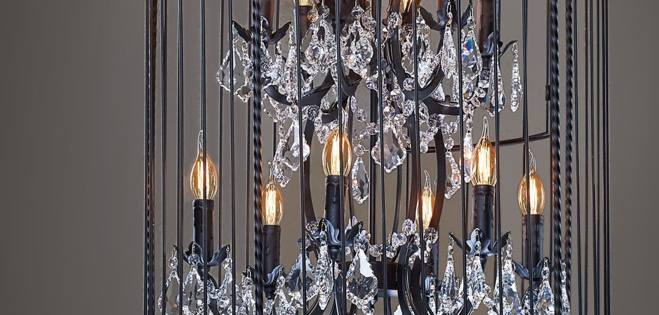 Люстра Steampunk Birdcage Chandelier 60 black Люстра Steampunk Birdcage Chandelier 60 black - Loft-Concept в Липецке