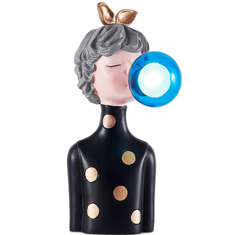Настольная лампа Bubble Gum Table Lamp blue Мульти в Липецке | Loft Concept 
