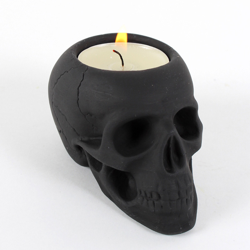 Подсвечник Black Skull Черный Подсвечник Black Skull Черный в Липецке | Loft Concept
