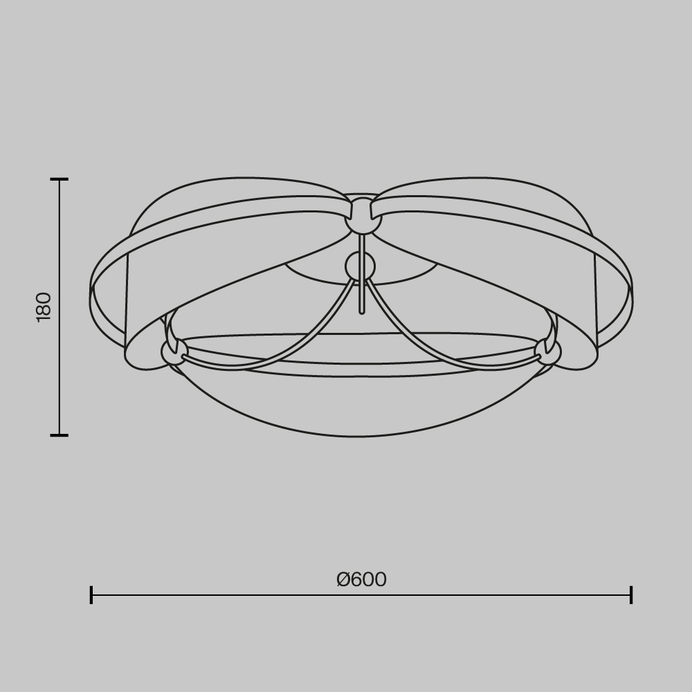 Потолочный светильник Breeze 3000К 45Вт в Липецке