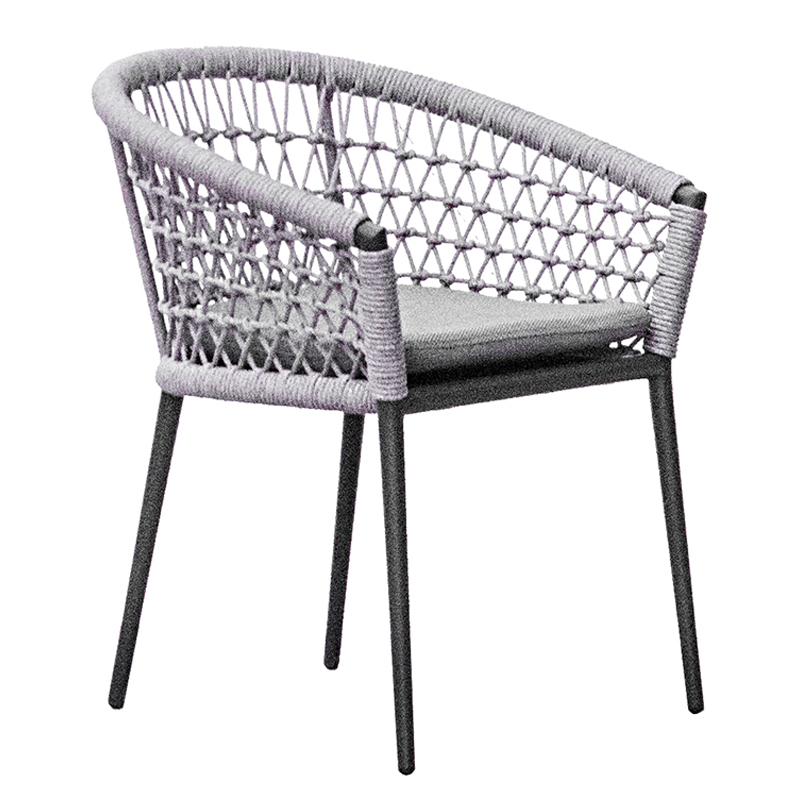 Стул Niels Outdoor Chair Серый Черный Стул Niels Outdoor Chair Серый Черный в Липецке | Loft Concept
