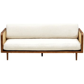 Диван Rattan Decor Sofa Ivory ivory ( слоновая кость ) Коричневый Диван Rattan Decor Sofa Ivory ivory ( слоновая кость ) Коричневый в Липецке | Loft Concept