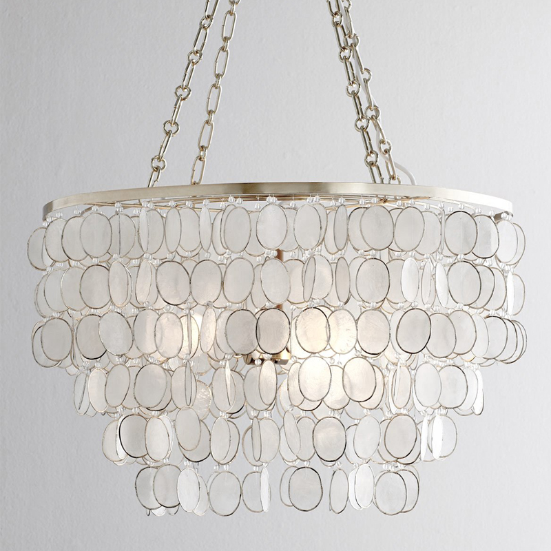 Люстра из ракушек SHELL Chandelier 61 Перламутровый Люстра из ракушек SHELL Chandelier 61 Перламутровый в Липецке | Loft Concept