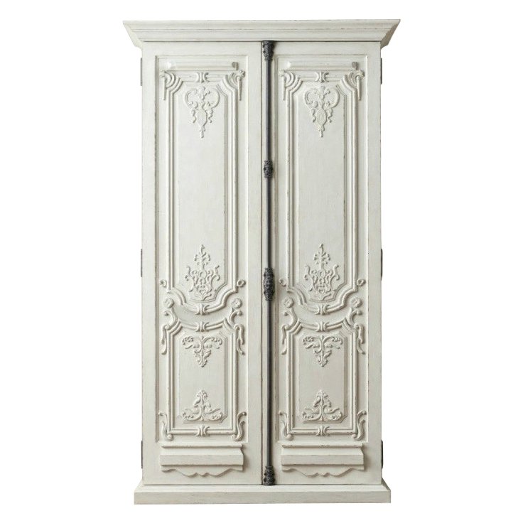 Шкаф French Distressed White Белый Шкаф French Distressed White Белый в Липецке | Loft Concept