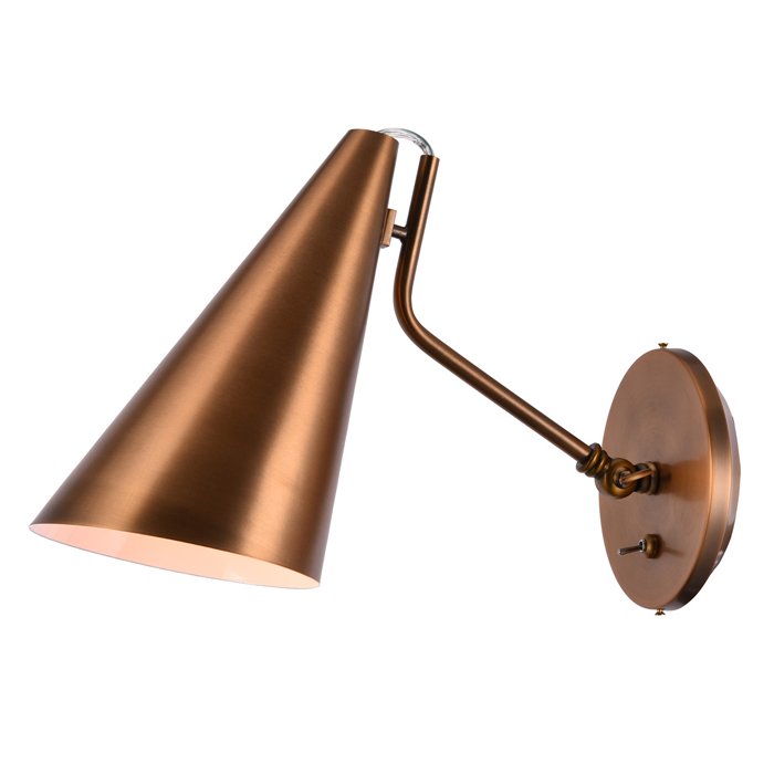 Бра VC light CLEMENTE wall lamp copper Медь Бра VC light CLEMENTE wall lamp copper Медь в Липецке | Loft Concept