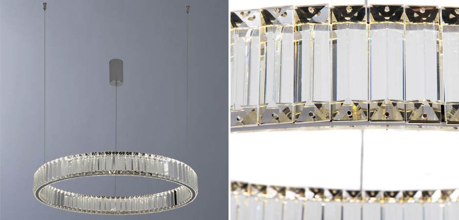 Хрустальная Люстра Crystal Ring Хром Хрустальная Люстра Crystal Ring Хром - Loft-Concept в Липецке