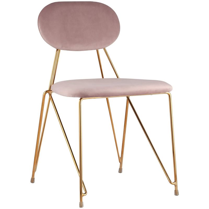 Стул Alice Chair Велюр Пастельно-Розовый Розовый пастельный Золотой Стул Alice Chair Велюр Пастельно-Розовый Розовый пастельный Золотой в Липецке | Loft Concept