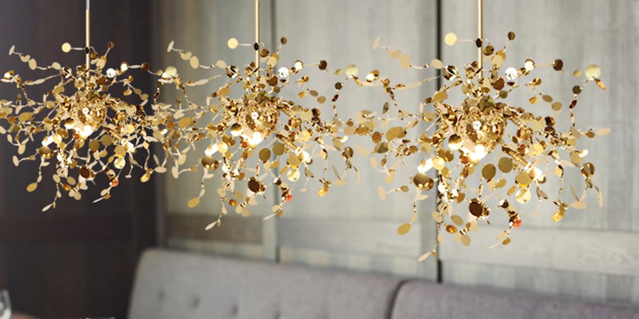 Люстра Terzani Argent Suspension Pendant lamp 40 Gold Люстра Terzani Argent Suspension Pendant lamp 40 Gold - Loft-Concept в Липецке
