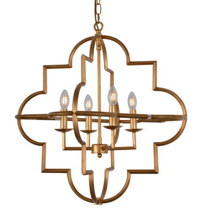 Люстра Mandeville Gold Chandelier Латунь Античная полированная Люстра Mandeville Gold Chandelier Латунь Античная полированная в Липецке | Loft Concept