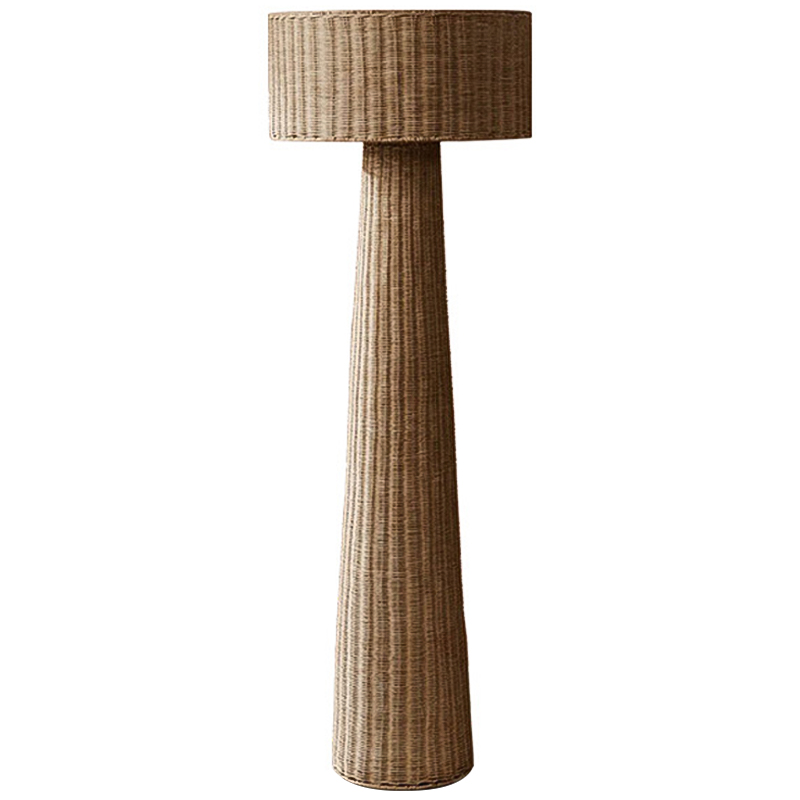 Торшер Wicker Furniture Poe Floor Lamp Коричневый Торшер Wicker Furniture Poe Floor Lamp Коричневый в Липецке | Loft Concept