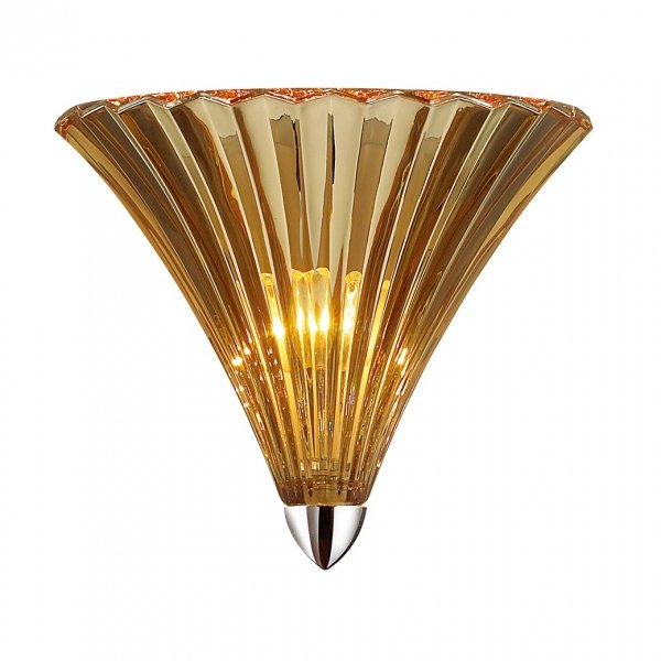 Бра Corsica Wall Lamp Amber Золотой Бра Corsica Wall Lamp Amber Золотой в Липецке | Loft Concept