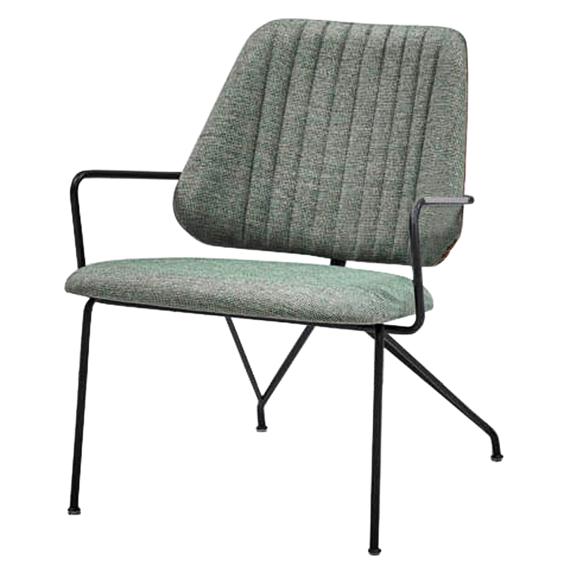 Кресло William Chair Черный Голубой пастельный Карамель Кресло William Chair Черный Голубой пастельный Карамель в Липецке | Loft Concept