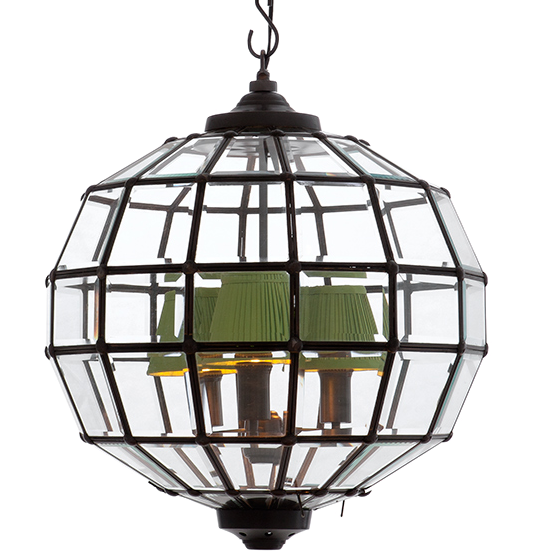 Люстра Lantern Luna Bronze S Темная бронза Прозрачный (Transparent) Люстра Lantern Luna Bronze S Темная бронза Прозрачный (Transparent) в Липецке | Loft Concept