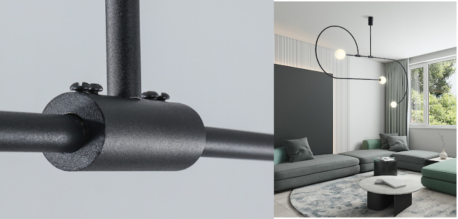 Люстра Fontana Amorosa Three Vortex Black Люстра Fontana Amorosa Three Vortex Black - Loft-Concept в Липецке