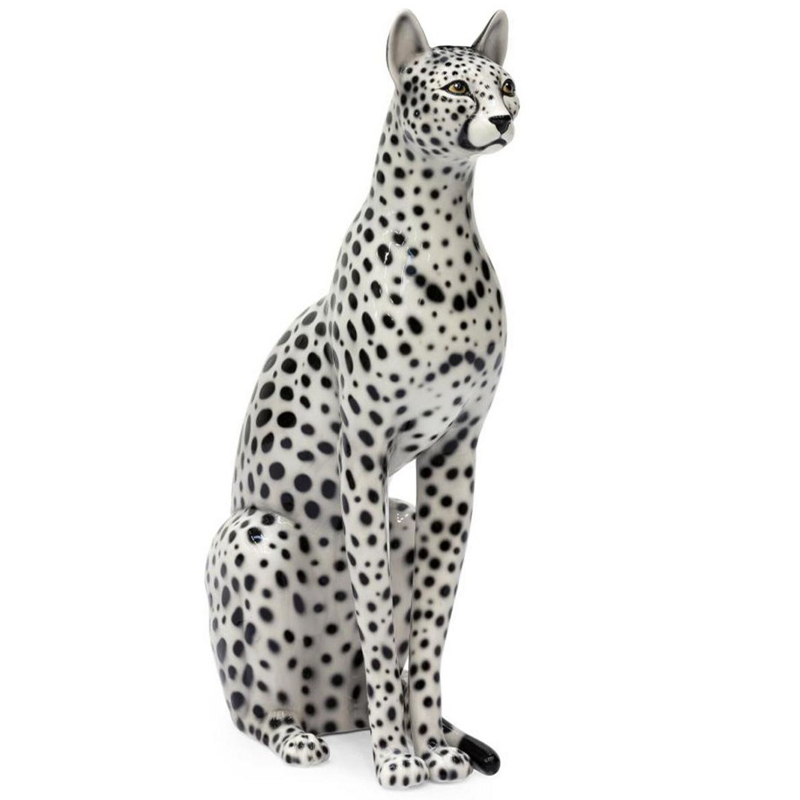 Статуэтка Abhika Egyptian Cat Black White Белый Черный Статуэтка Abhika Egyptian Cat Black White Белый Черный в Липецке | Loft Concept