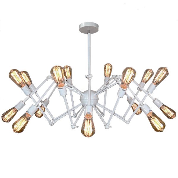 Cветильник Loft Sputnik Chandelier Spider White Белый Cветильник Loft Sputnik Chandelier Spider White Белый в Липецке | Loft Concept
