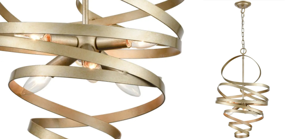 Люстра Metal Curly Ribbon Люстра Metal Curly Ribbon - Loft-Concept в Липецке