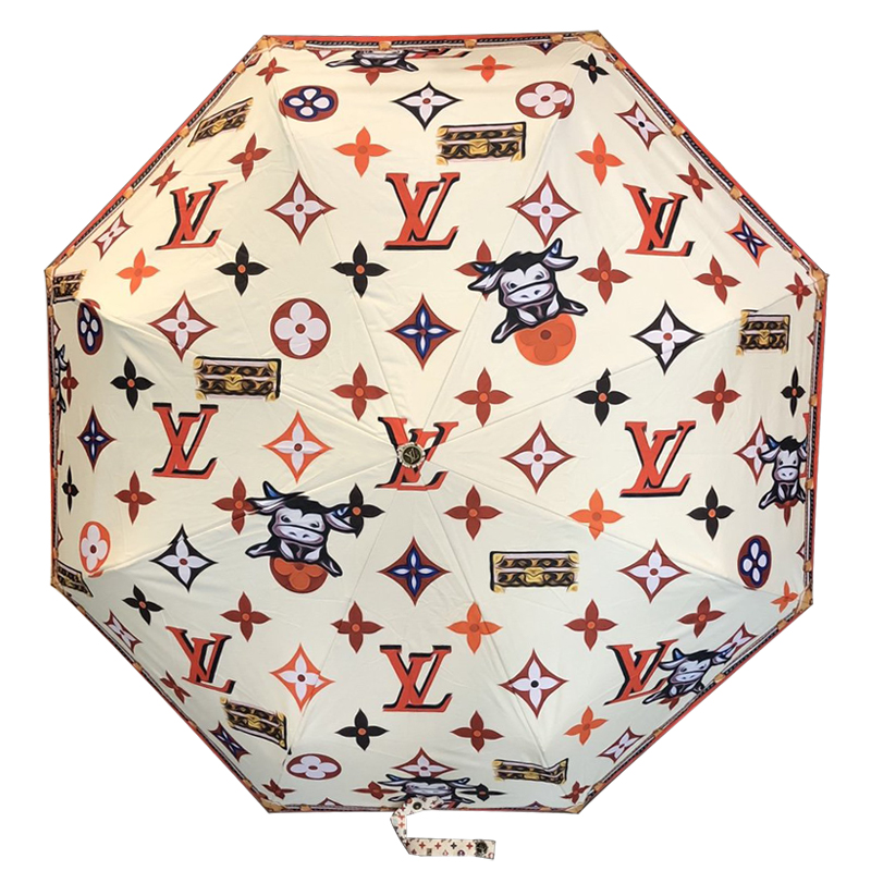Зонт раскладной LOUIS VUITTON дизайн 005 Бежевый цвет Бежевый Оранжевый Зонт раскладной LOUIS VUITTON дизайн 005 Бежевый цвет Бежевый Оранжевый в Липецке | Loft Concept
